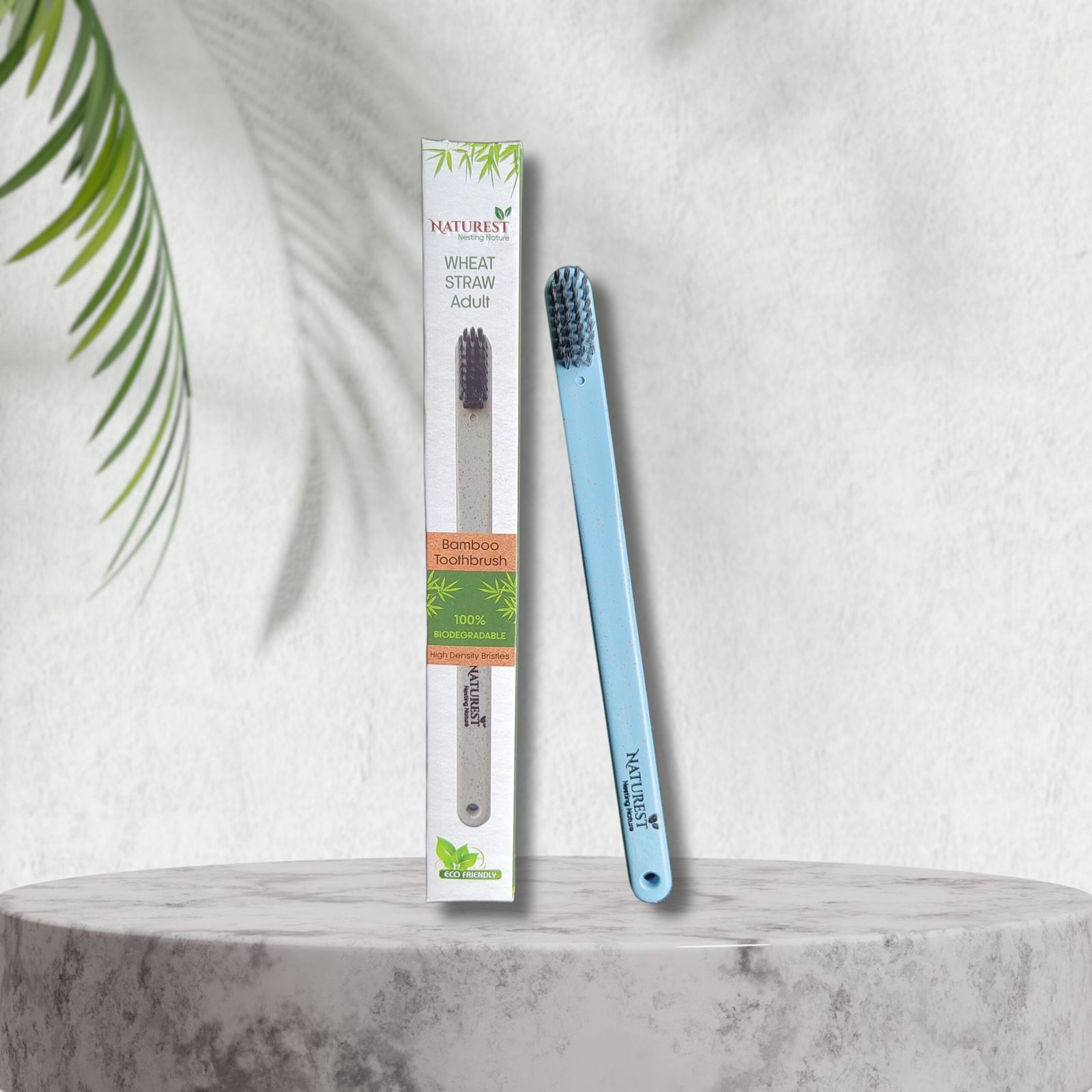 Naturest Wheat Straw Toothbrush – Adult Soft Blue