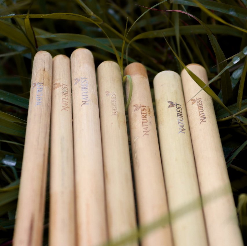 Naturest Reusable Bamboo Straw – Eco-Friendly, Natural & Chemical-Free | Pack of 8 - Image 6