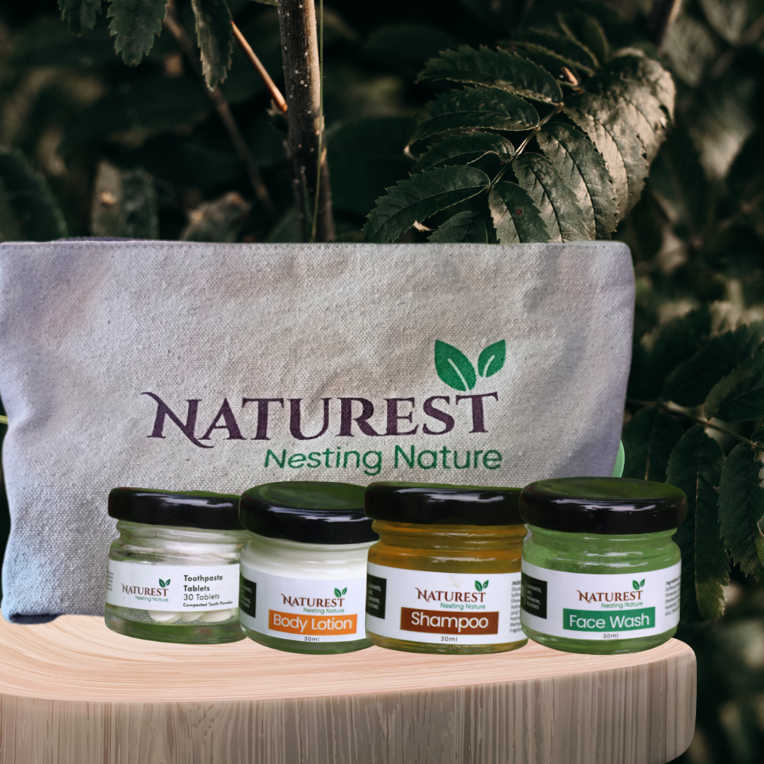 Naturest Luxury Travel Kit – Natural Skincare & Personal Care Essentials