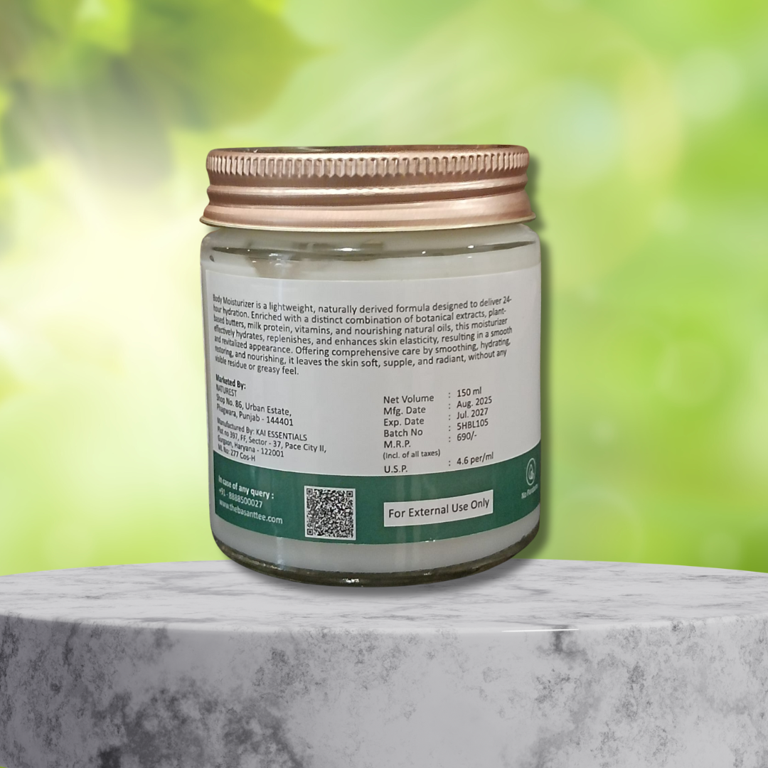 Naturest Nourish & Hydrate Body Moisturizer (150ml) | 24H Clean & Flawless Skin Care - Image 2